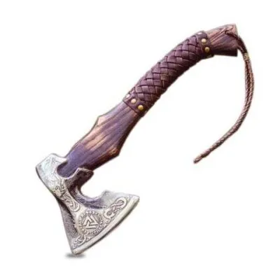 Hache Viking Motif Valknut