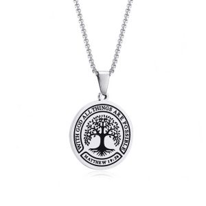 Collier Viking Arbre De Vie