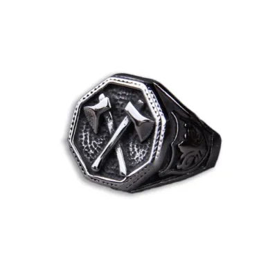 Bague Viking Hache