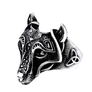 Bague Viking Loup
