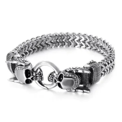 Bracelet viking Crâne d'Odin