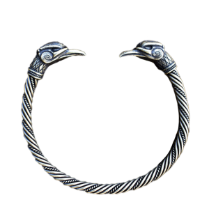 Bracelet viking Corbeau