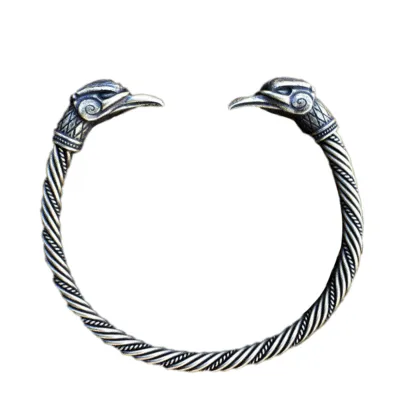 Bracelet viking Corbeau