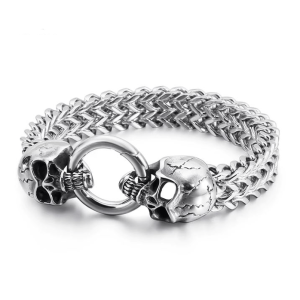 Bracelet viking Crâne de guerrier