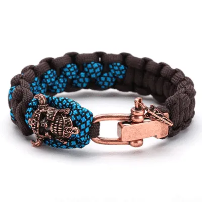 Bracelet Viking crâne de guerrier