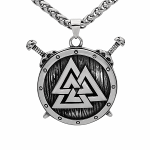 Collier Viking Bouclier Valknut