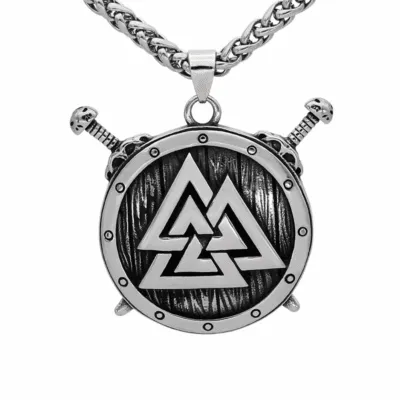 Collier Viking Bouclier Valknut