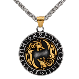 Collier Viking Fenrir & Runes