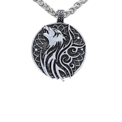 Collier Viking Loup Fenrir