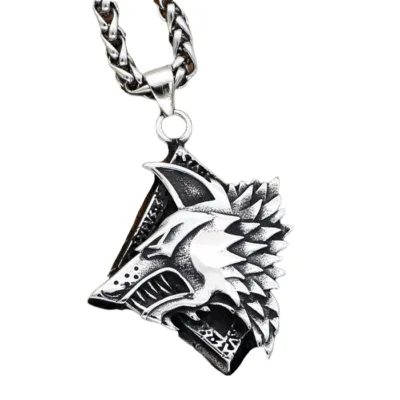 Collier Viking Loup Fenrir