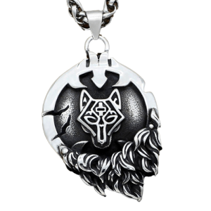 Collier Viking Loup Fenrir