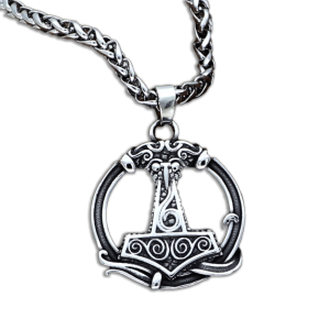 Collier Viking homme argent