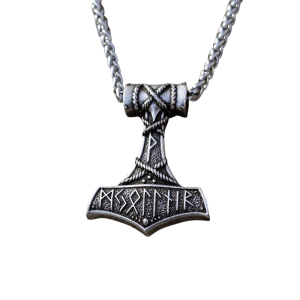 Collier Viking Mjolnir & runes
