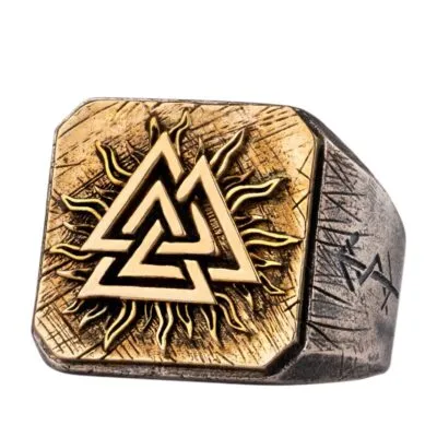 Bague Viking Valknut