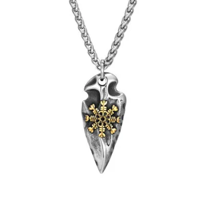 Collier Viking Flèche et Rune