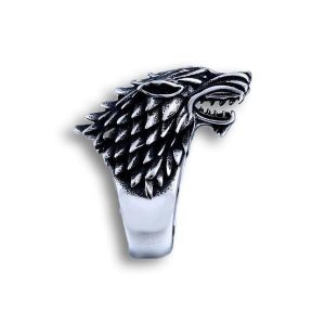 Bague Viking Loup Hati