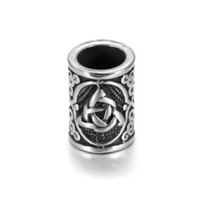 Perle En Acier Rune Triquetra