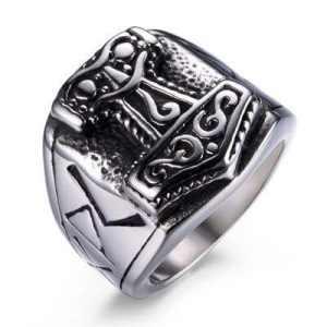 Bague Viking Marteau de Thor