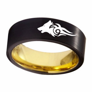 Bague Viking Loup Fenrir
