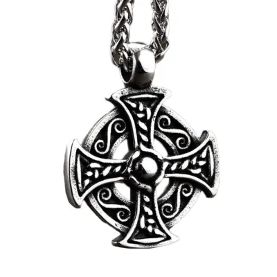 Collier Croix Celtique Pectoral de Cong