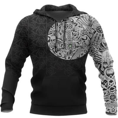 Sweat-Shirt Viking Mjolnir & Odin