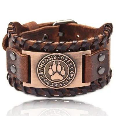 Bracelet Viking Patte de Fenrir