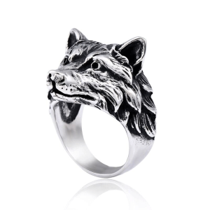 Bague Viking Loup Fenrir