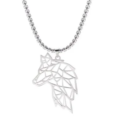 Collier Viking Loup Fenrir