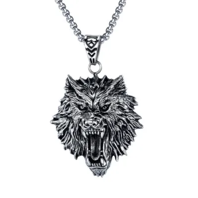 Collier Viking Loup Fenrir