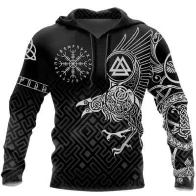 Sweat-shirt Viking Valknut & Vegvisir