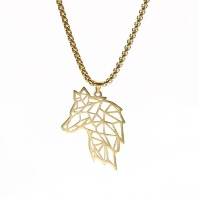 Collier Viking Loup Fenrir