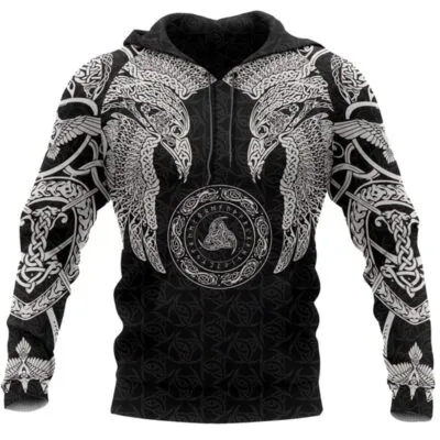 Pull Viking Corbeaux d'Odin