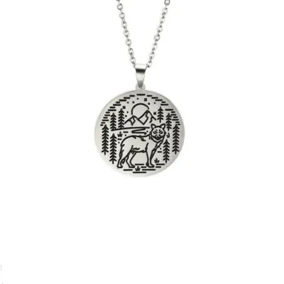 Collier Viking Loup Fenrir