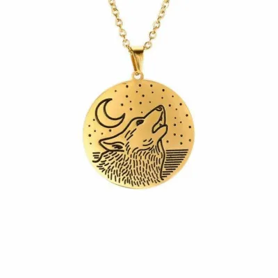 Collier Viking Loup Fenrir