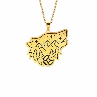 Collier Viking Loup Fenrir