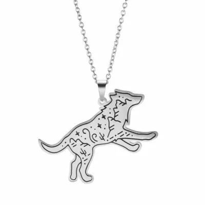 Collier Viking Loup Fenrir