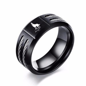 Bague Viking Loup Fenrir