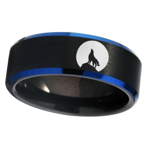 Bague Viking Loup Fenrir