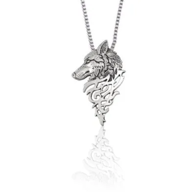 Collier Viking Loup Fenrir
