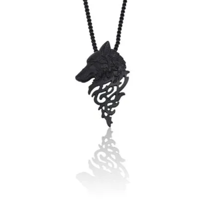 Collier Viking Loup Fenrir