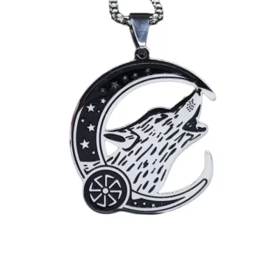 Collier Viking Loup Fenrir