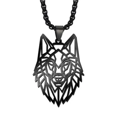 Collier Viking Loup Fenrir