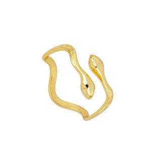 Bague Viking Serpent de Midgard