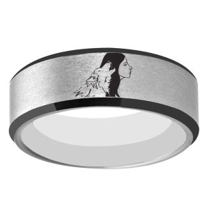 Bague Viking Loup Fenrir