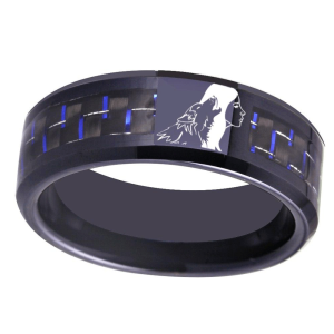 Bague Viking Loup Fenrir