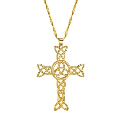 Collier Croix Celtique Triskel Breton