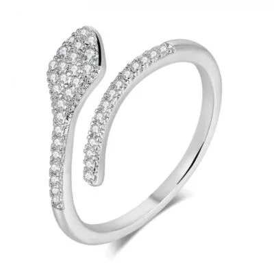 Bague Viking Serpent de Midgard