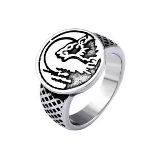 Bague Viking Loup Fenrir