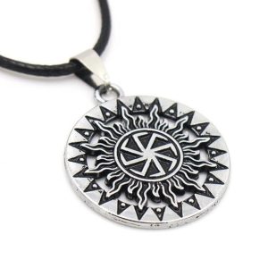 Collier Viking Soleil Noir