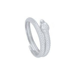 Bague Viking Serpent de Midgard